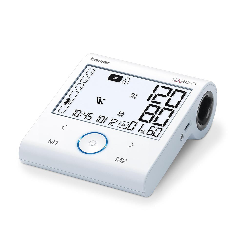 Beurer BM 96 Cardio Blood Pressure Monitor with ECG Function | AFib, Arrhythmia & Risk Alerts | Bluetooth & App