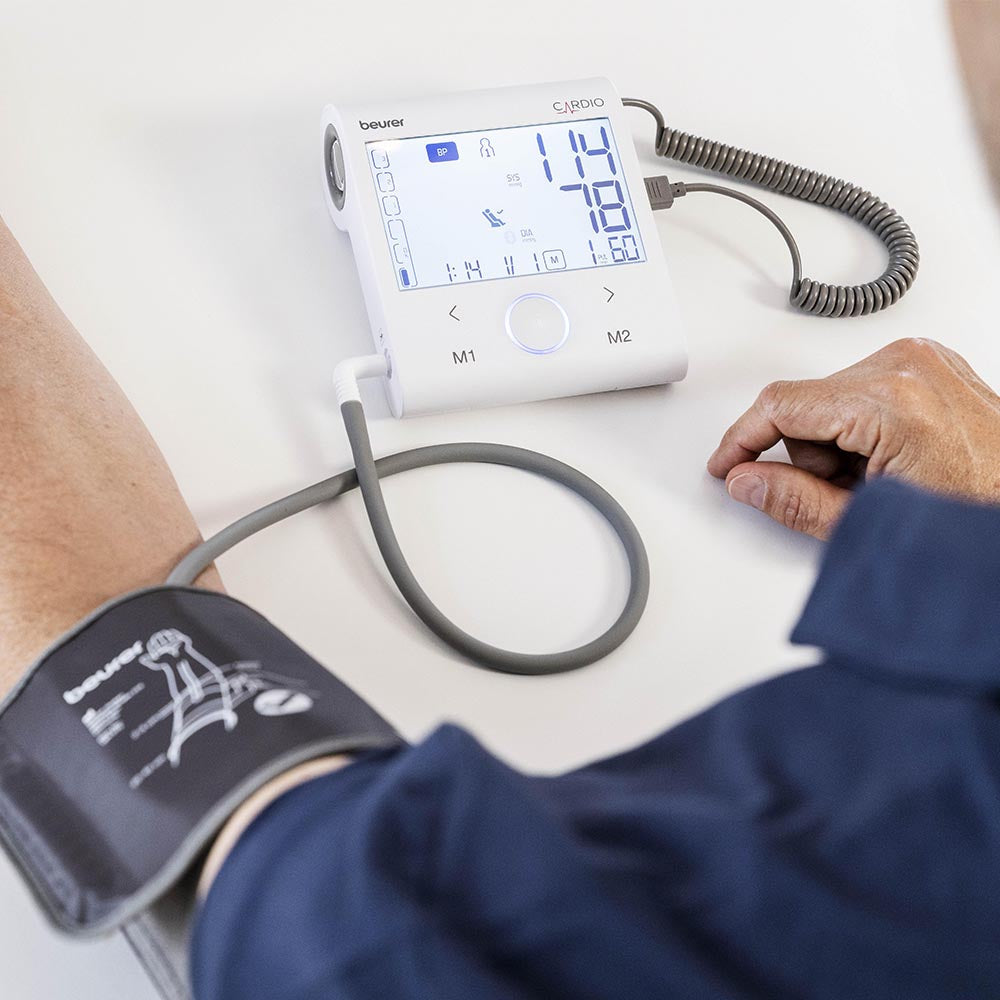Beurer BM 96 Cardio Blood Pressure Monitor with ECG Function | AFib, Arrhythmia & Risk Alerts | Bluetooth & App