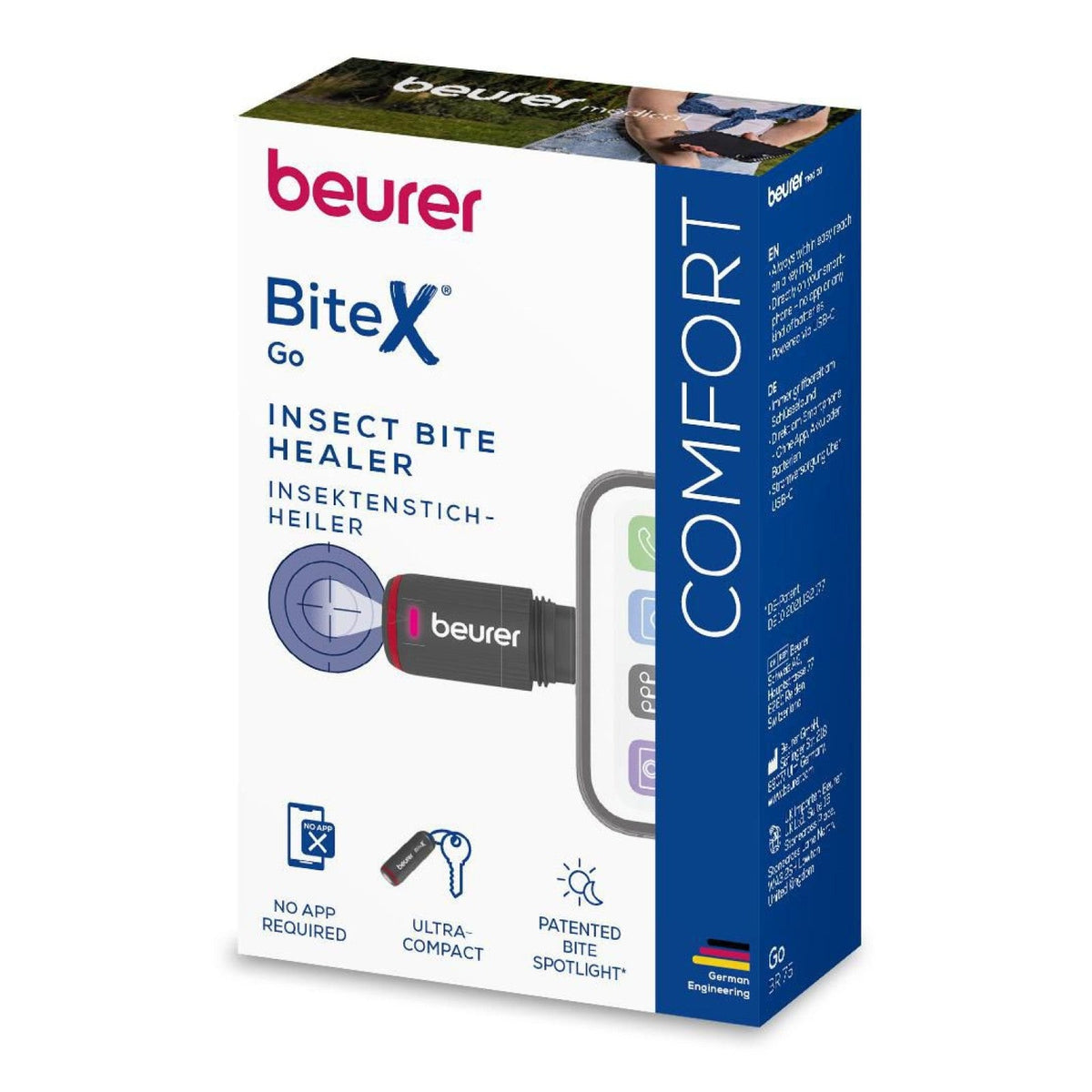 Beurer Germany Insect Bite Healer | Chemical & Battery Free Itch & Sting Relief BR 75