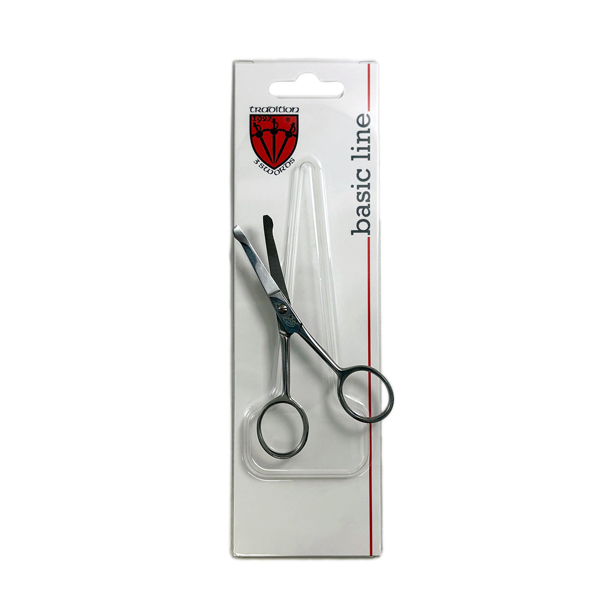 Kellermann 3 Swords Nostril Scissors | Nickel-Plated Steel Nose Hair Scissors Handmade in Germany | BS 1633 N