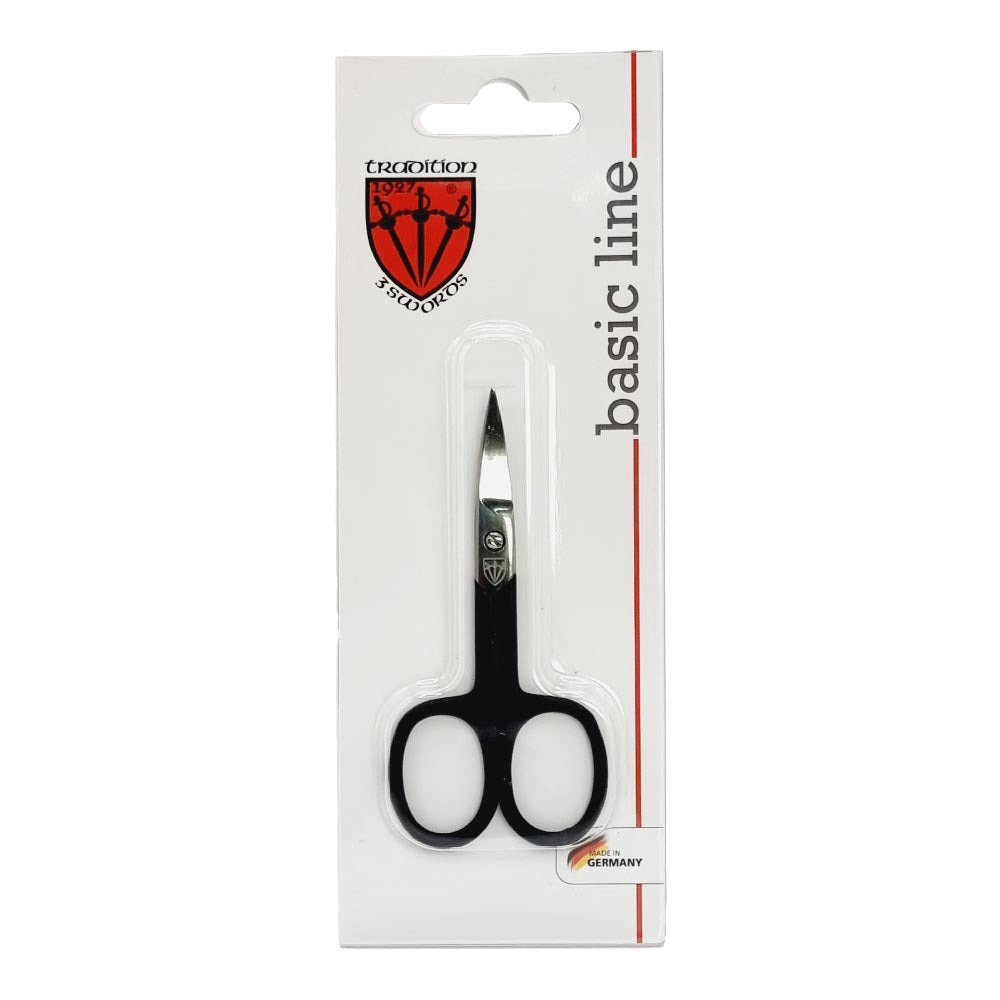 Kellermann 3 Swords Germany: Nail Scissors with Black Handles BS 1806 MC N