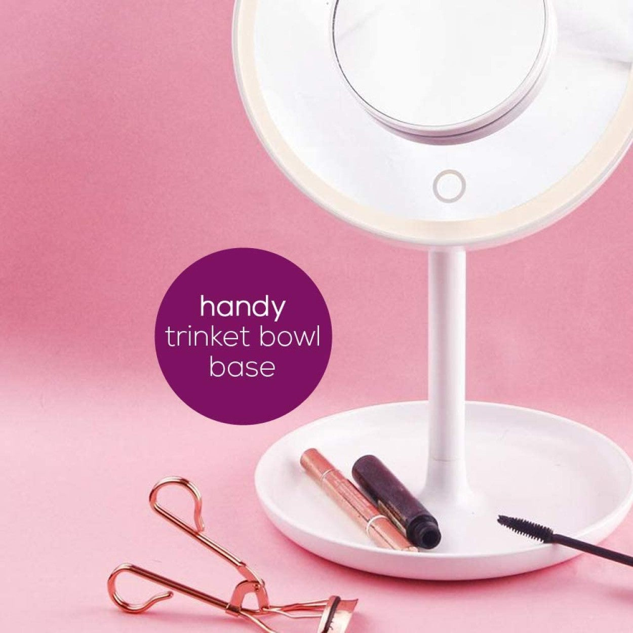 Demo - Beurer BS 45 Illuminated Cosmetic Mirror / Makeup Mirror with LED Lights & Trinket Tray