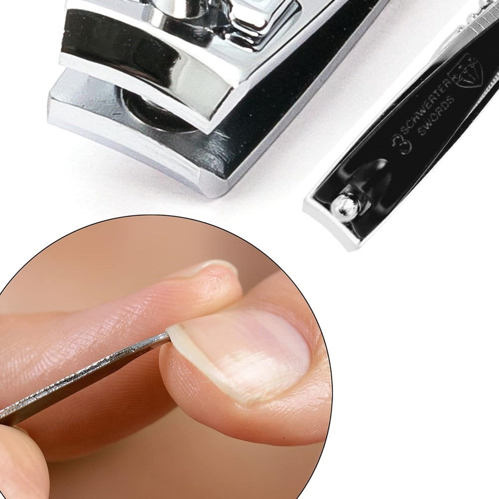 Kellermann 3 Swords Nail Clippers: Steel with Black Lacquer Finish BS 8125 SZ