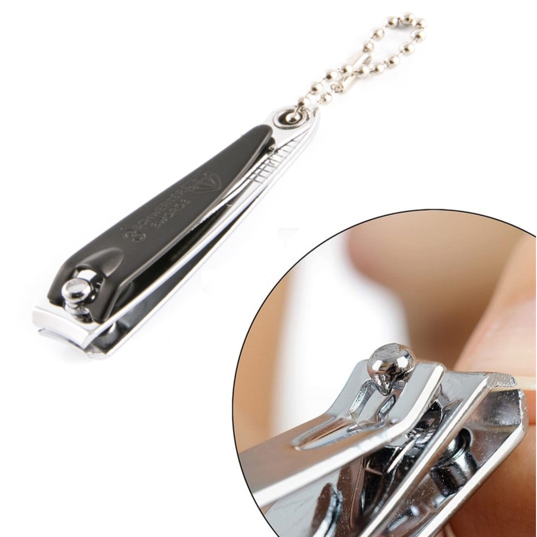 Kellermann 3 Swords Nail Clippers: Steel with Black Lacquer Finish BS 8125 SZ