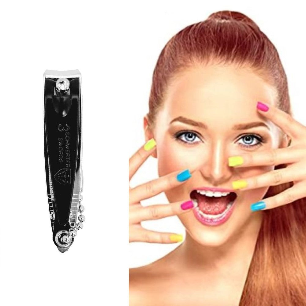 Kellermann 3 Swords Nail Clippers: Steel with Black Lacquer Finish BS 8125 SZ