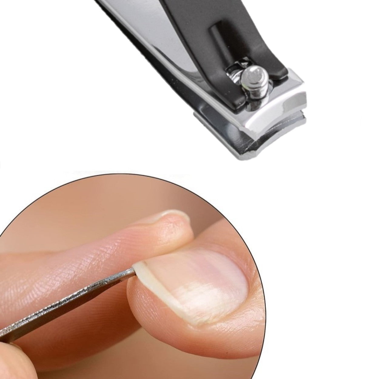 Kellermann 3 Swords Nail Clippers | Large | Nickel Plated | Black Finish