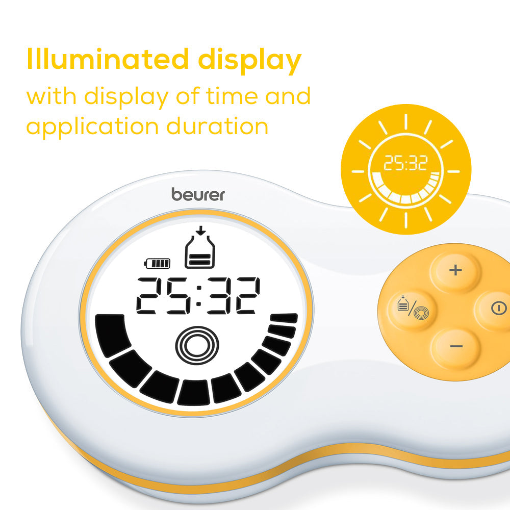 Beurer BY 40 Electric Breast Pump with Vacuum Technology. Mains or Battery Operated & Portable