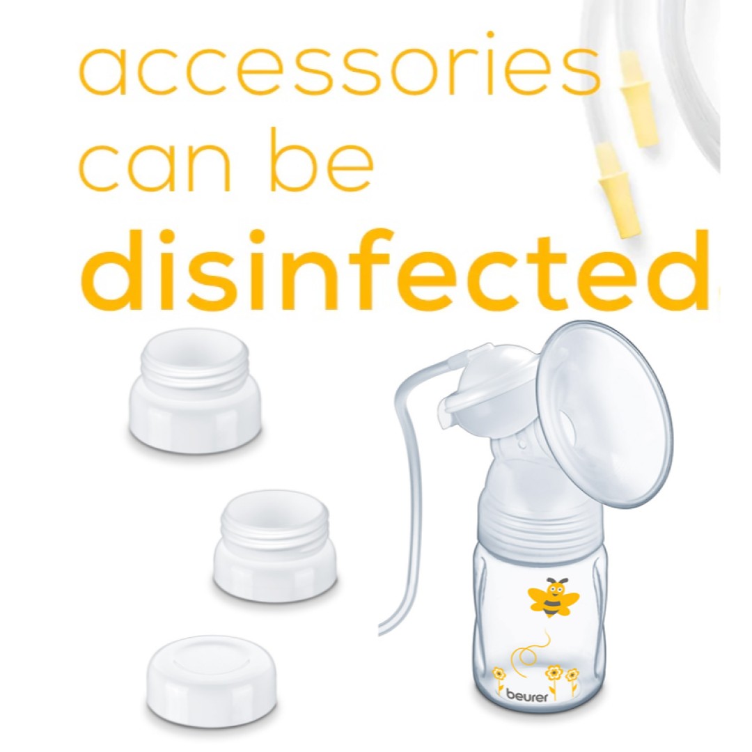 Beurer BY 40 Electric Breast Pump with Vacuum Technology. Mains or Battery Operated & Portable