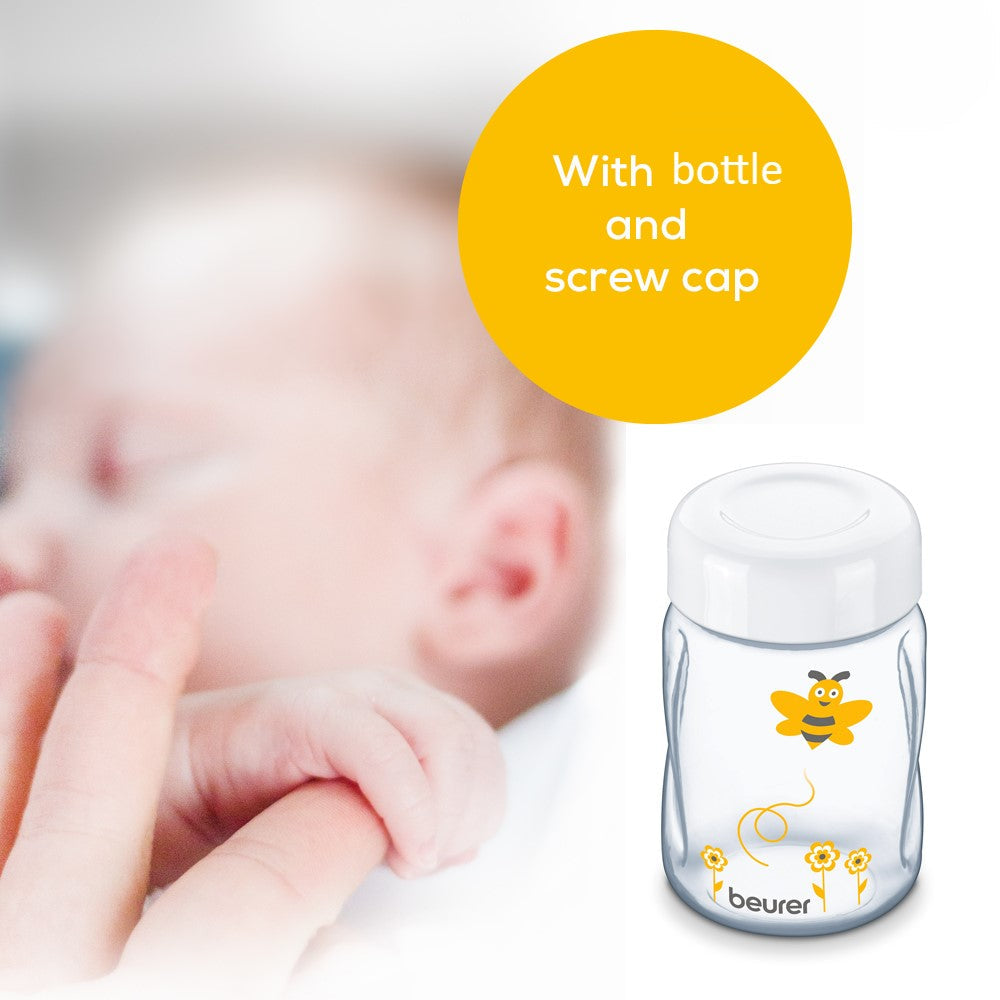 Beurer BY 40 Electric Breast Pump with Vacuum Technology. Mains or Battery Operated & Portable