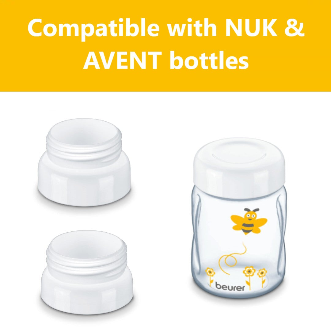 Beurer BY 40 Electric Breast Pump with Vacuum Technology. Mains or Battery Operated & Portable