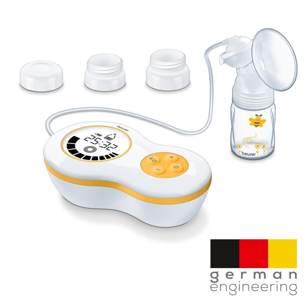 Beurer BY 40 Electric Breast Pump with Vacuum Technology. Mains or Battery Operated & Portable