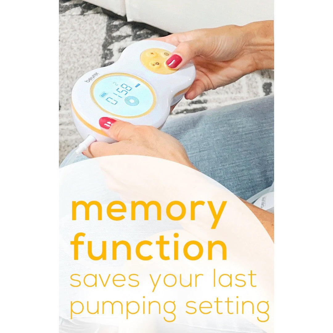 Beurer BY 40 Electric Breast Pump with Vacuum Technology. Mains or Battery Operated & Portable