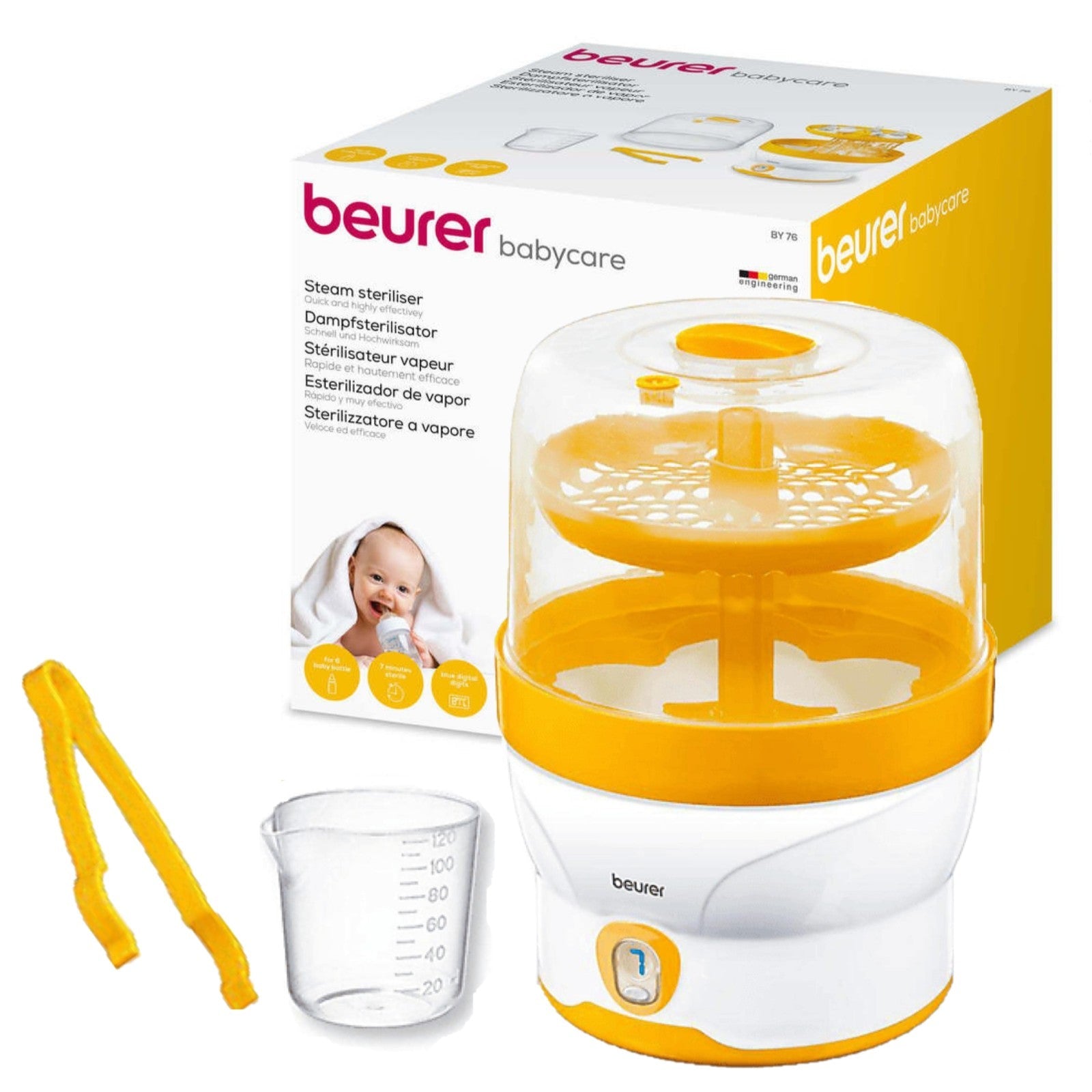 Beurer Germany BY 76 Steam Steriliser for Baby Bottles & Accessories