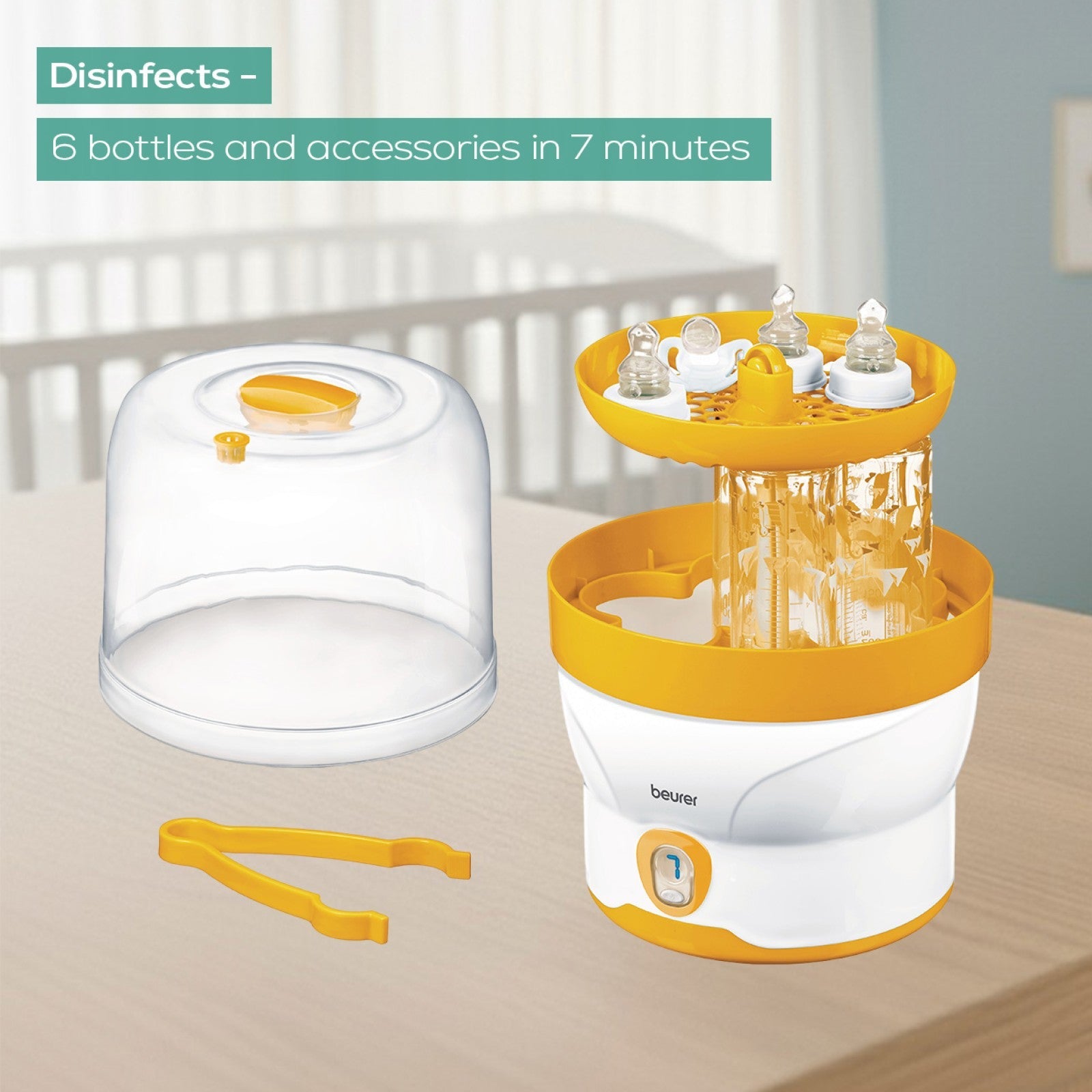 Beurer Germany BY 76 Steam Steriliser for Baby Bottles & Accessories