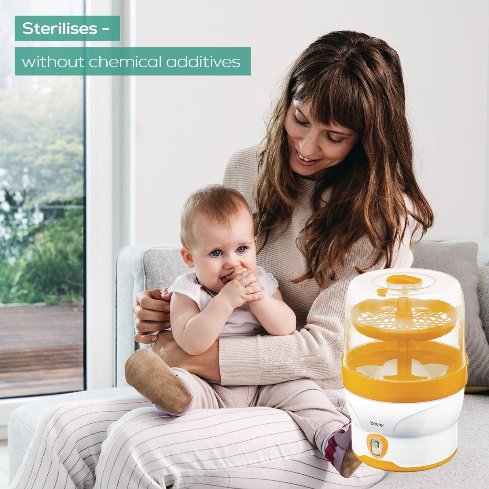 Beurer Germany BY 76 Steam Steriliser for Baby Bottles & Accessories