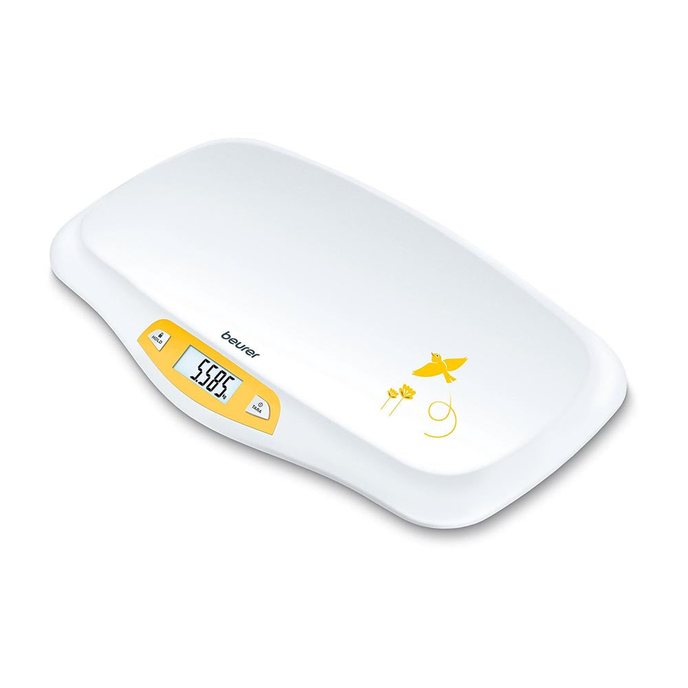 Beurer BY 80 Baby Scale: Non-Slip, Tare Function for Wriggly Baby, 5g Increments