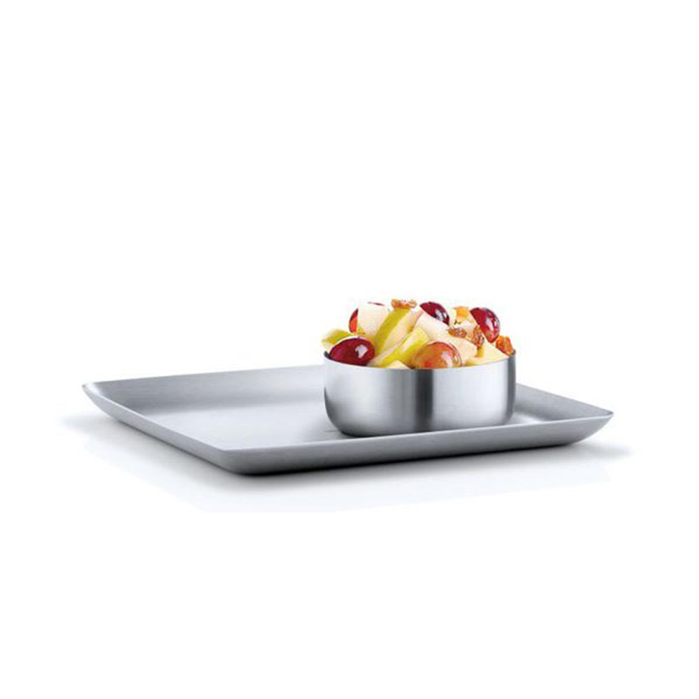 Blomus Basic Stainless Steel Matt Tray - 17 x 20cm