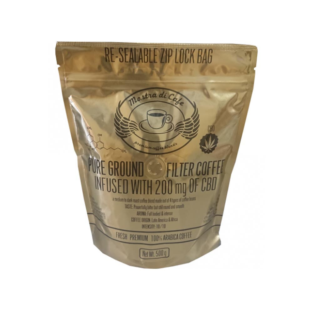 Mostra Di Cafe CBD Infused Ground Coffee - 500g