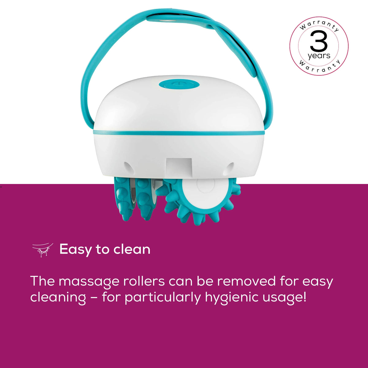 Beurer CM 51 Electric Cellulite Massager. Target & Firm Orange Peel Skin. Mains Powered. 2 Intensity Levels