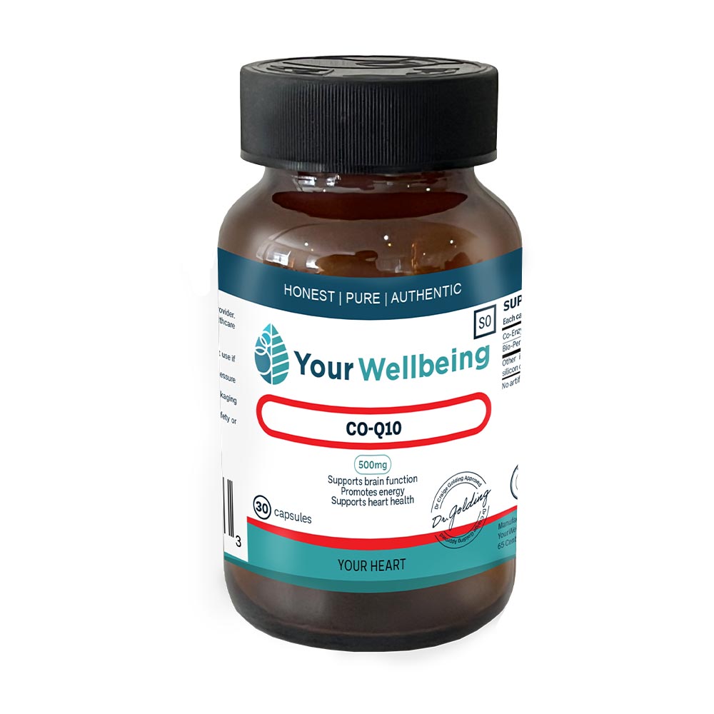 Your Wellbeing CO-Q10 - Promotes Energy, Supports Brain Function & Heart Health