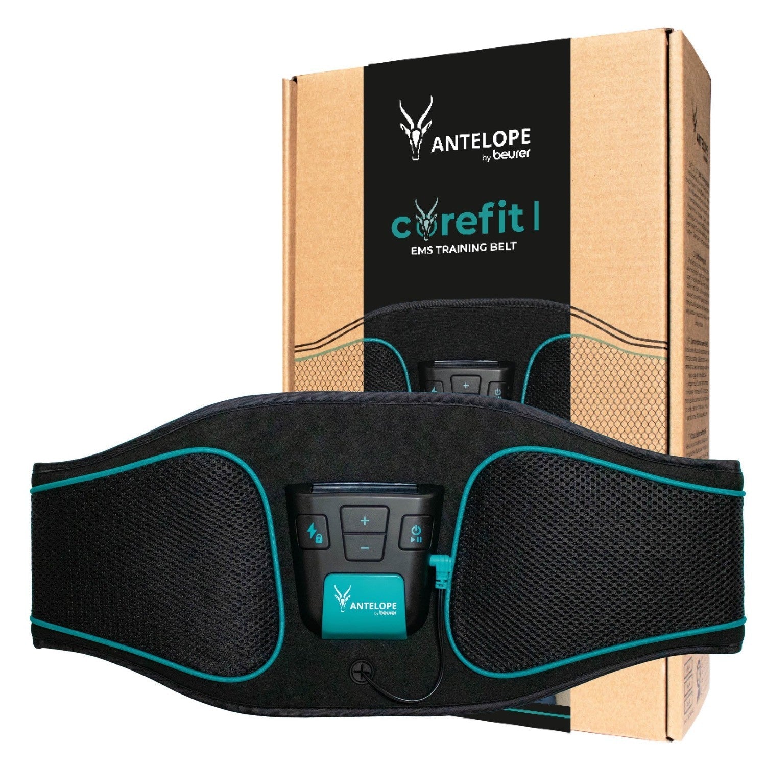 Antelope by Beurer Corefit I EMS Central & Lateral Abdominal Toning Belt: Burn Stomach Fat & Build Muscle