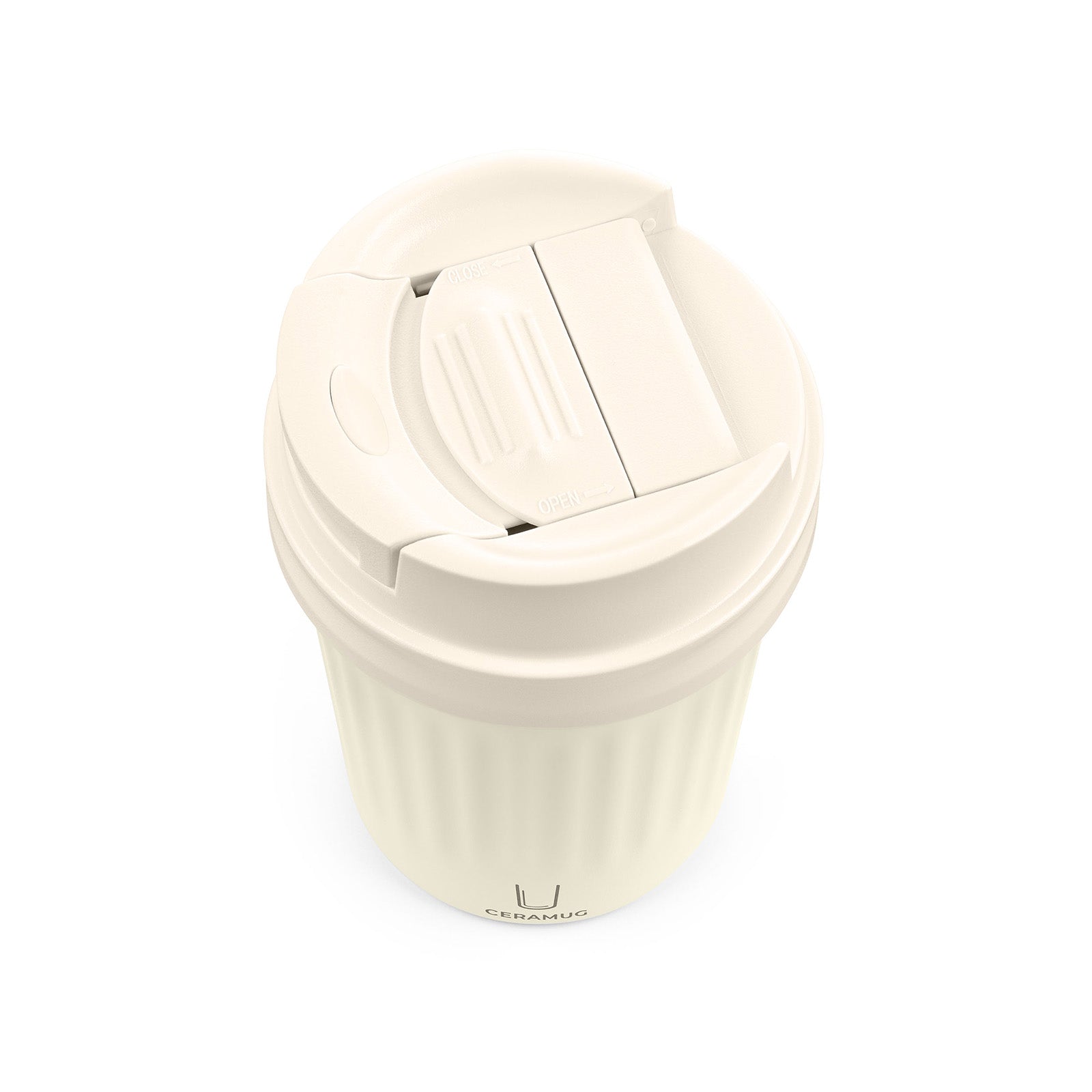 TROIKA Germany Thermal Mug 300ml | Ceramic Coating | Leak-Proof | White
