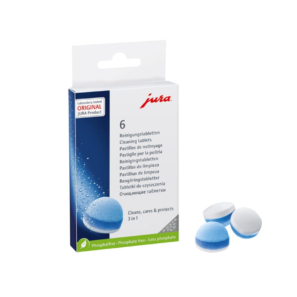 Jura 3-Phase-Cleaning Tablets - Pack of 6