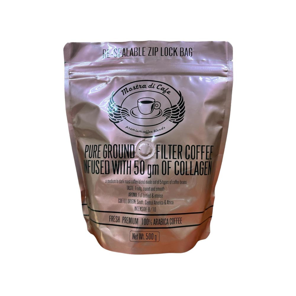 Mostra Di Cafe Collagen Infused Ground Coffee - 500g