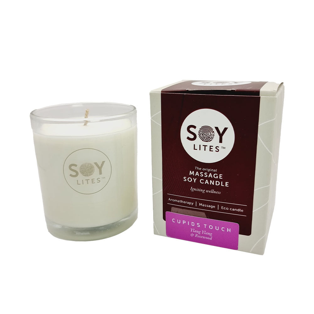 SoyLites Cupid's Touch Massage Candle - Ylang Ylang & Rosewood (220ml)
