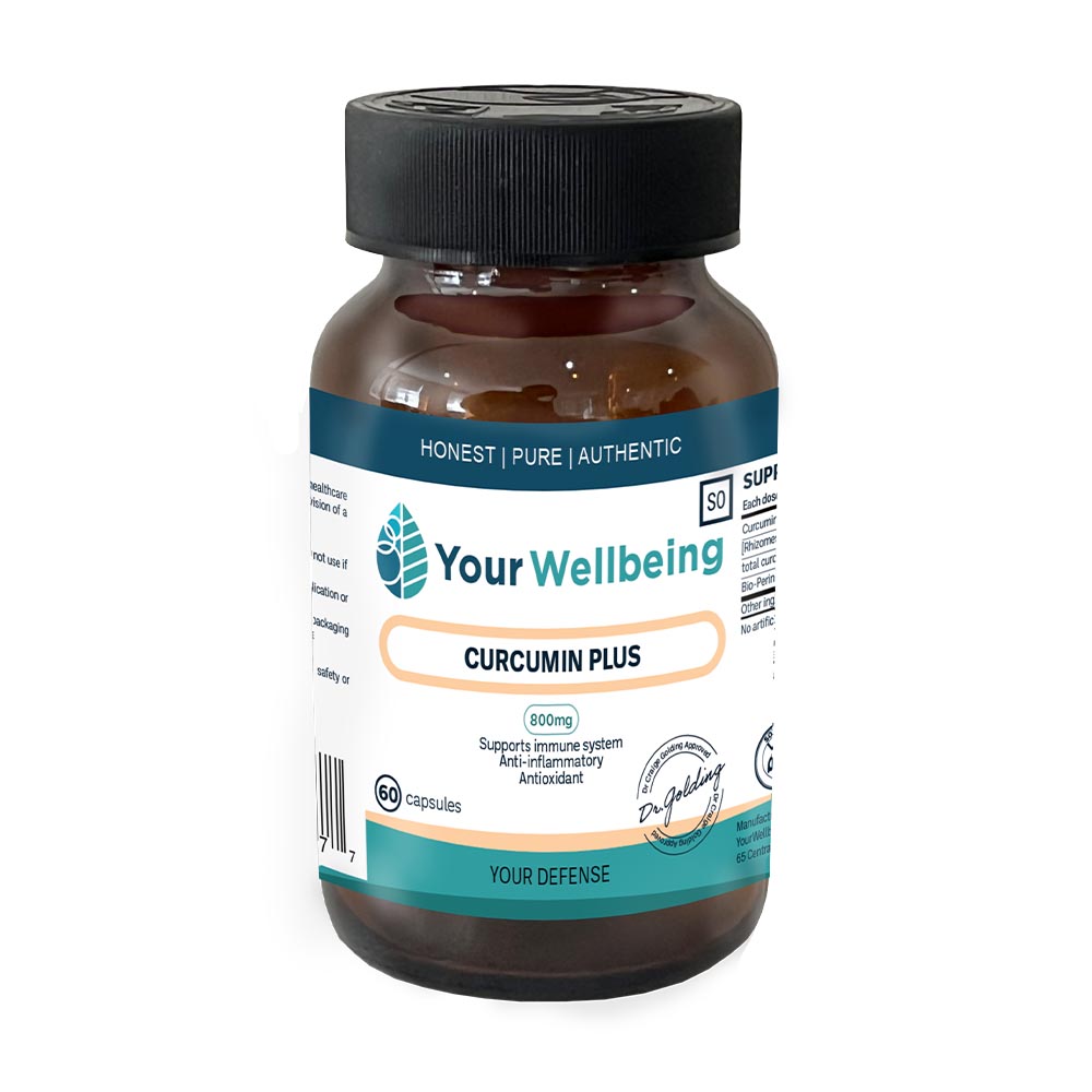 Your Wellbeing Curcumin Plus - Supports Immune System, Anti-inflammatory & Antioxidant