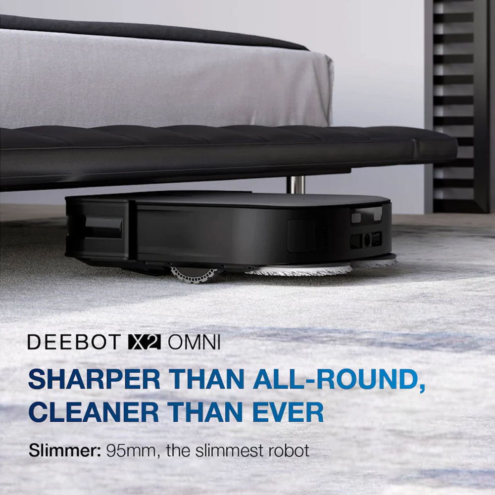 Ecovacs Deebot X2 Omni Robot Vacuum & Mop Cleaner - OMNI Station
