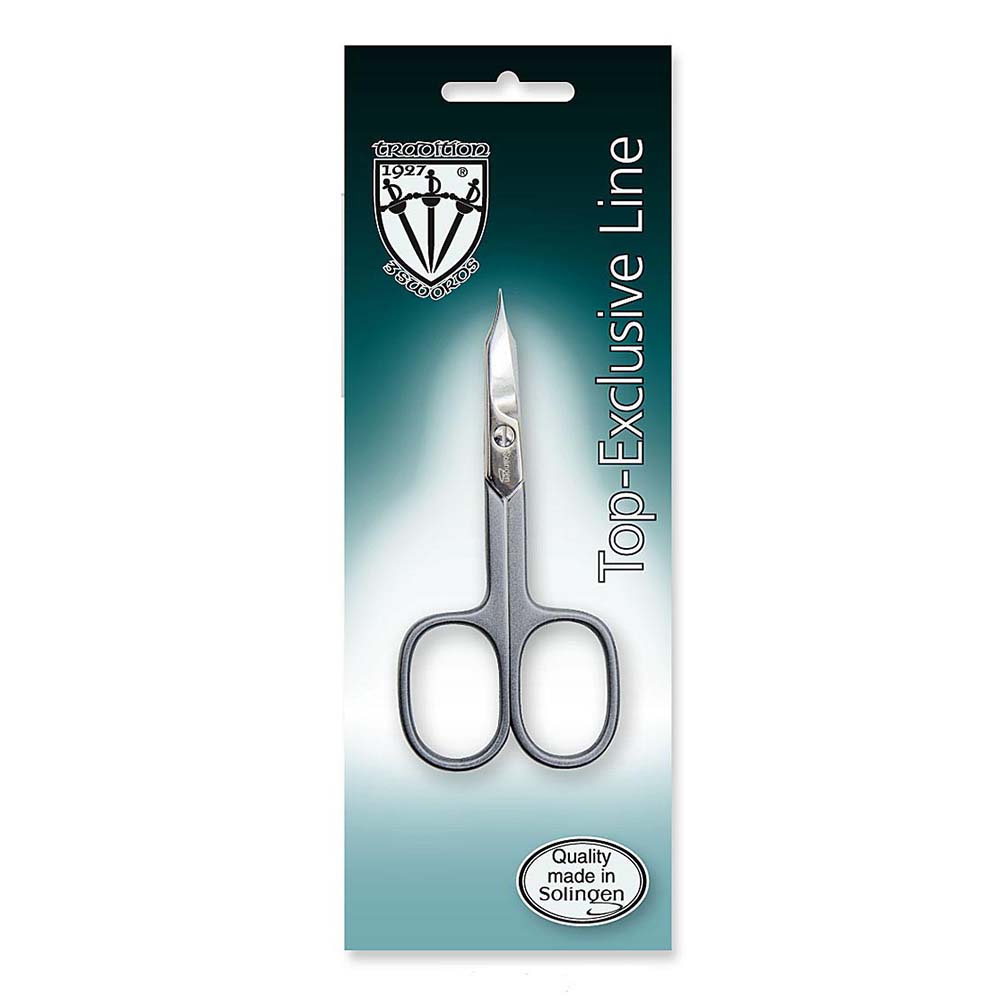 Kellermann 3 Swords Nail Scissors | EL 9904 | Handmade Steel | Curved Blade with Fine Towerpoint Blade for Nails or Around Cuticle