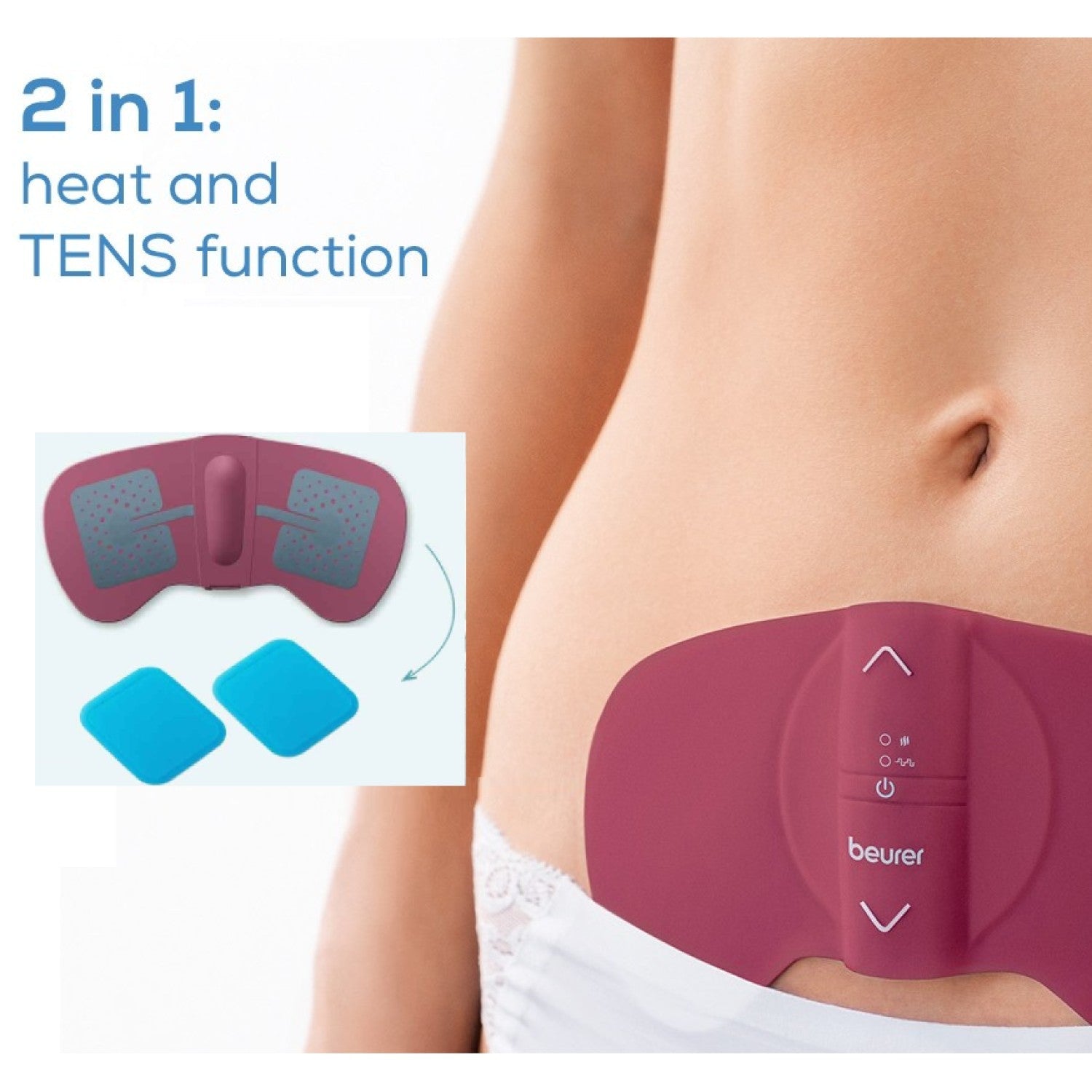 Beurer Spare Adhesive Gel Pad Set for EM 50 Menstrual Period & Endometriosis Pain Relief Device. Box of 6