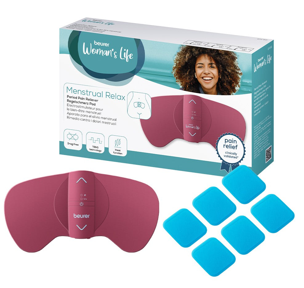 Beurer Spare Adhesive Gel Pad Set for EM 50 Menstrual Period & Endometriosis Pain Relief Device. Box of 6