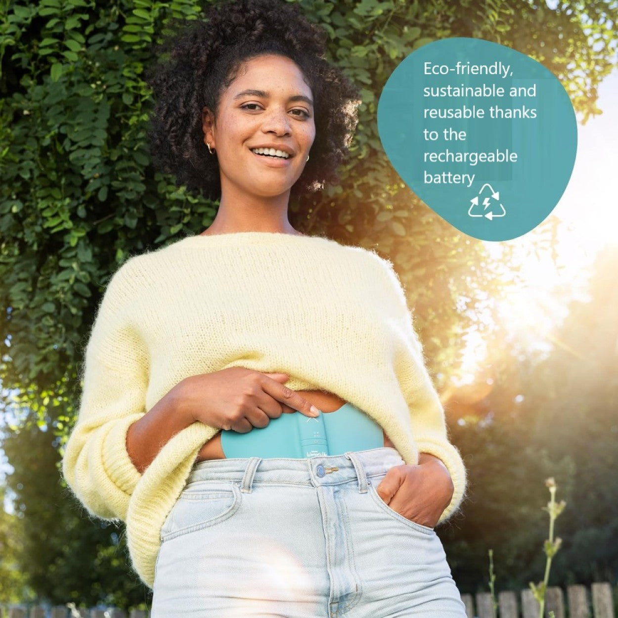 Beurer Germany EM 55 XL Menstrual Period Pain Relief & Endometriosis Pain Relief | TENS & Heat