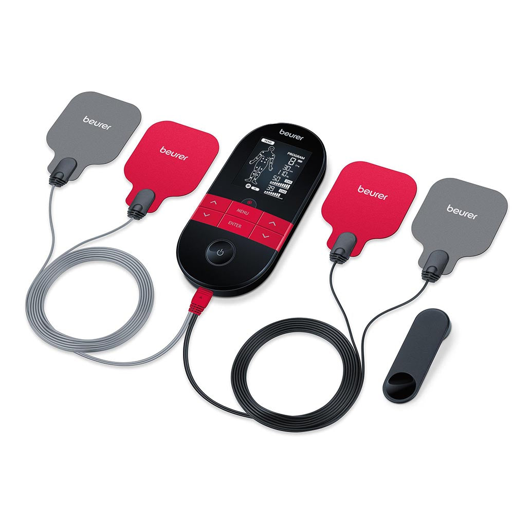 Beurer EM 59 Digital TENS/EMS Device With Heat Function - Pain Therapy & Muscle Stimulation