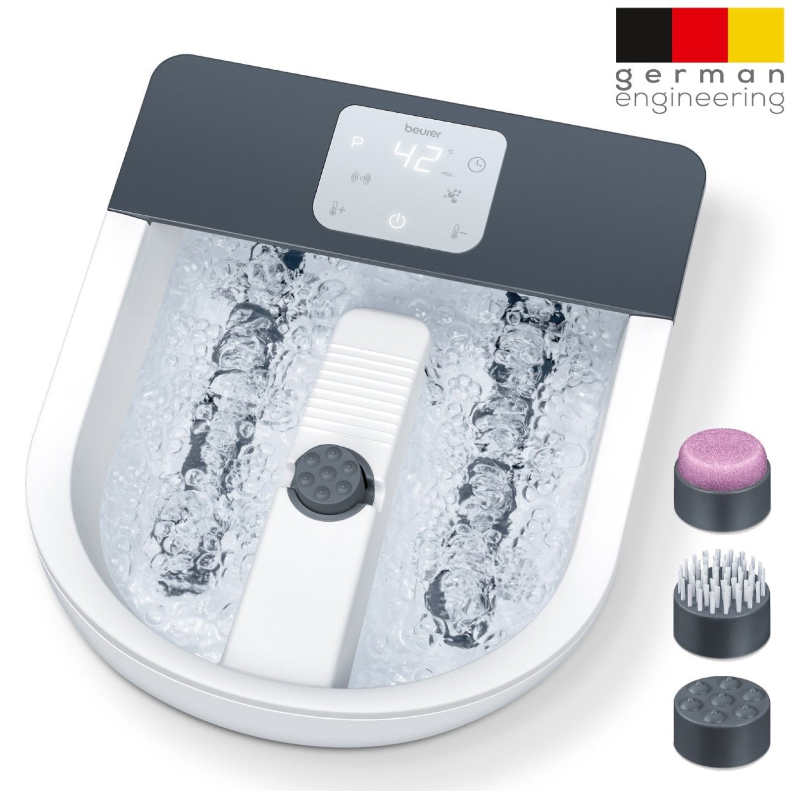 Beurer FB 60 Foot Spa / Foot Bath with Water Heating, Bubbles & Vibration Massage
