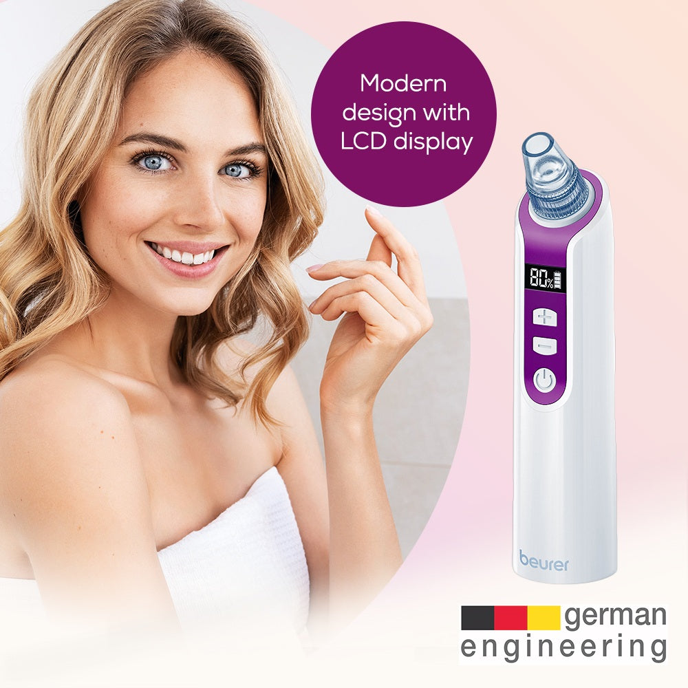Beurer FC 41 Pore Cleanser: Power Deep Vacuum Cleanser Rechargeable via USB