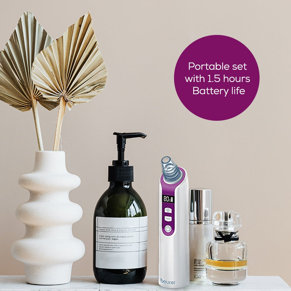 Beurer FC 41 Pore Cleanser: Power Deep Vacuum Cleanser Rechargeable via USB