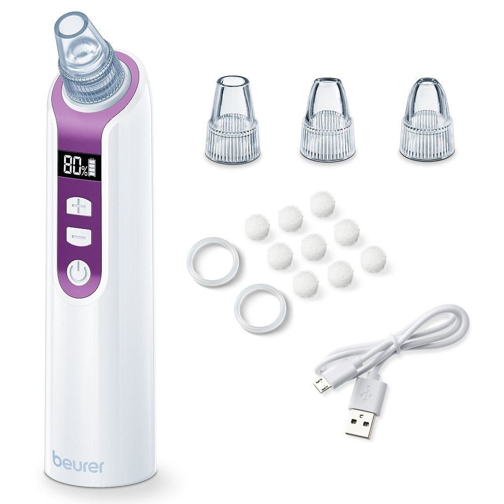 Beurer Pore Cleanser: Power Deep Vacuum Cleanser Rechargeable via USB - FC 41