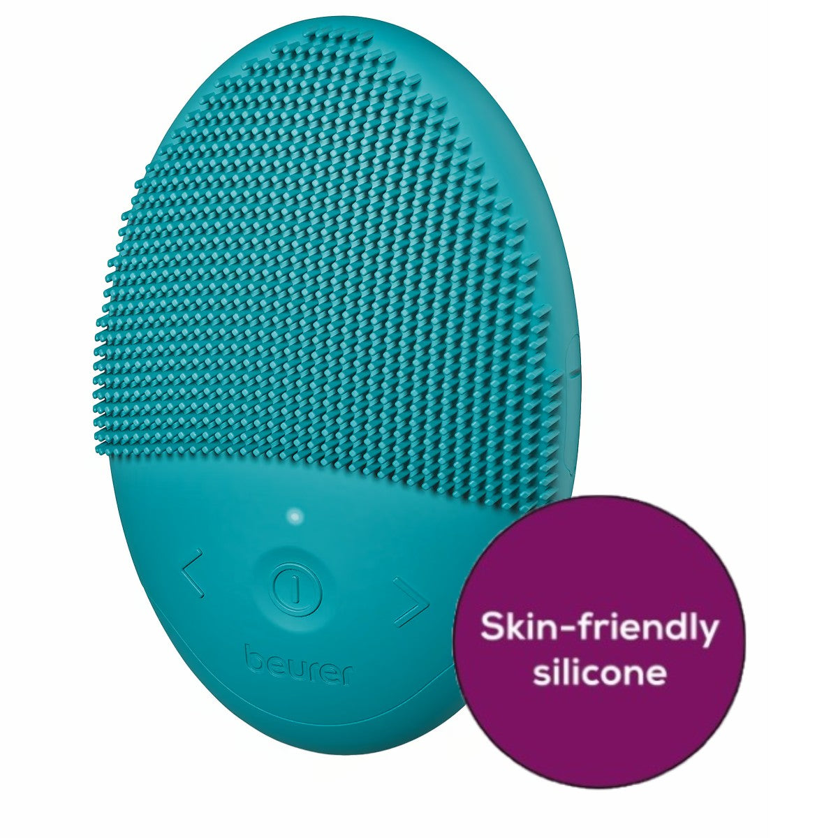 Beurer FC 52 Silicone Facial Brush: 2-in-1 Cleansing & Massage Brush. USB-C Rechargeable