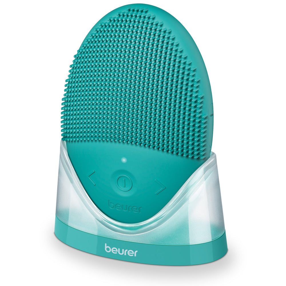 Beurer FC 52 Silicone Facial Brush: 2-in-1 Cleansing & Massage Brush. USB-C Rechargeable