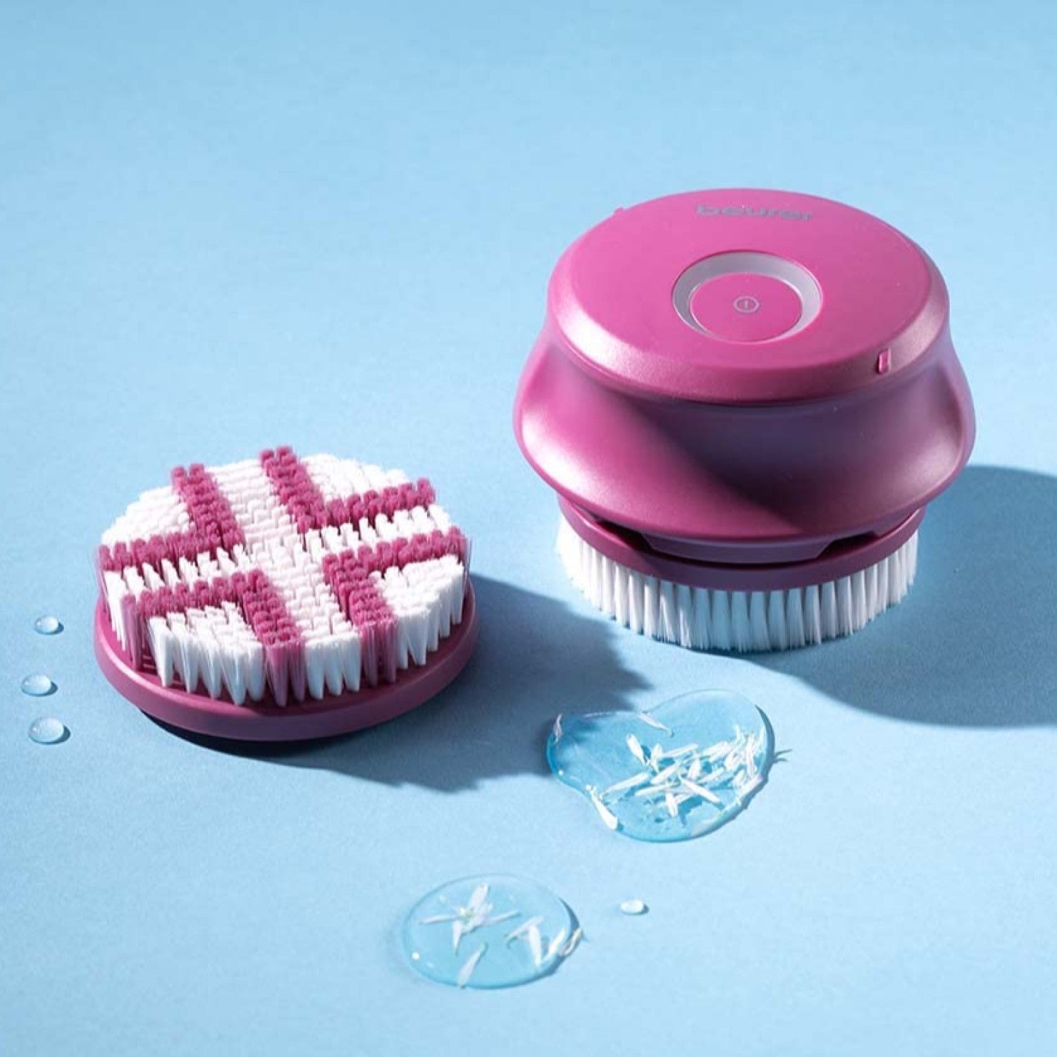 Beurer FC 55 Rechargeable Body Brush: Cleanse & Exfoliate. Removeable Handle. Waterproof