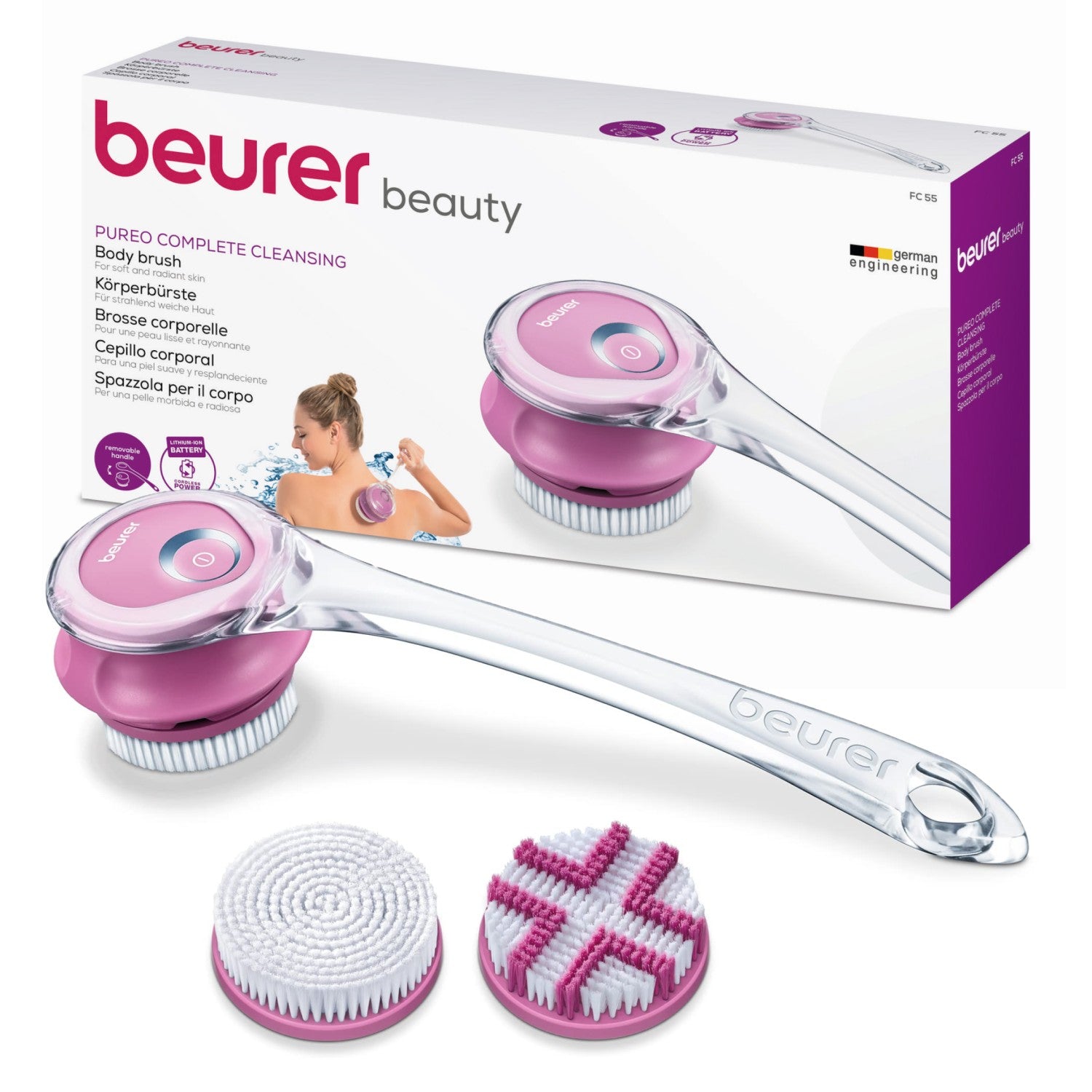 Beurer Replacement Cleansing Brush Head Attachment for Use with the FC 55 Body Brush 60514