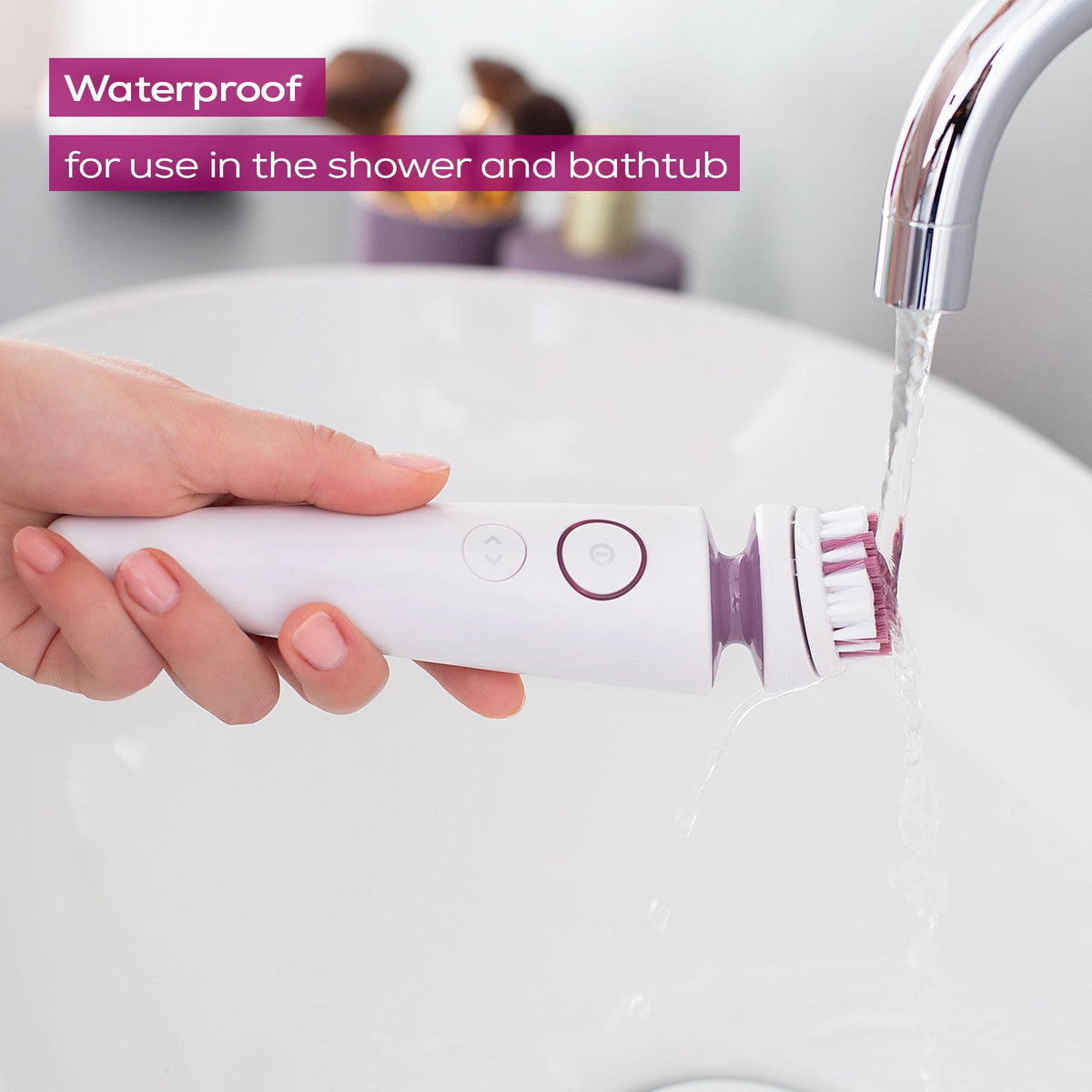 Beurer FC 95 Facial Brush | Deep Cleansing | 4 Attachments | Waterproof IPX7 | Rechargeable