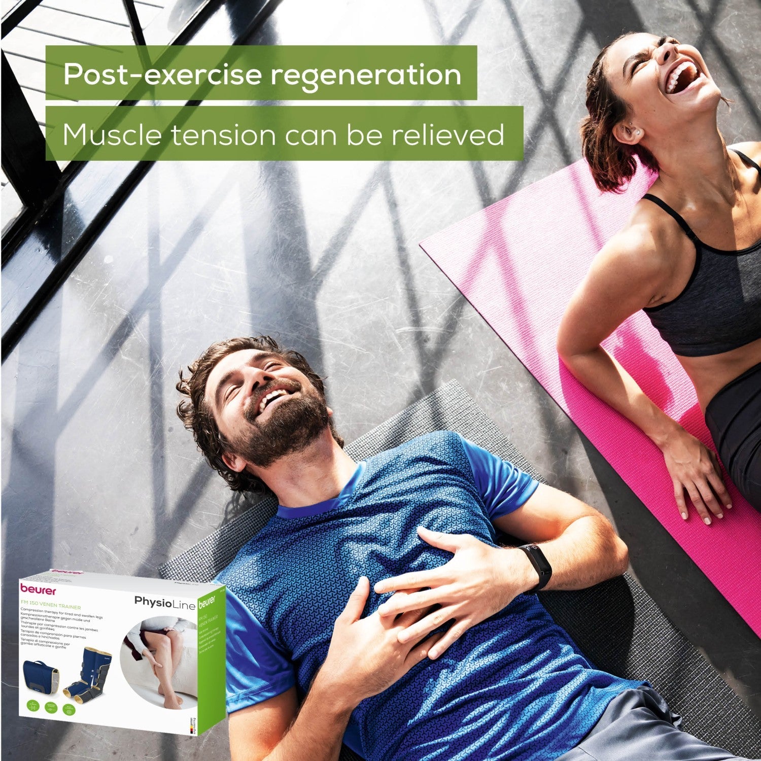 Beurer Germany Vein Trainer - Revitalising Leg Compression Massager FM 150