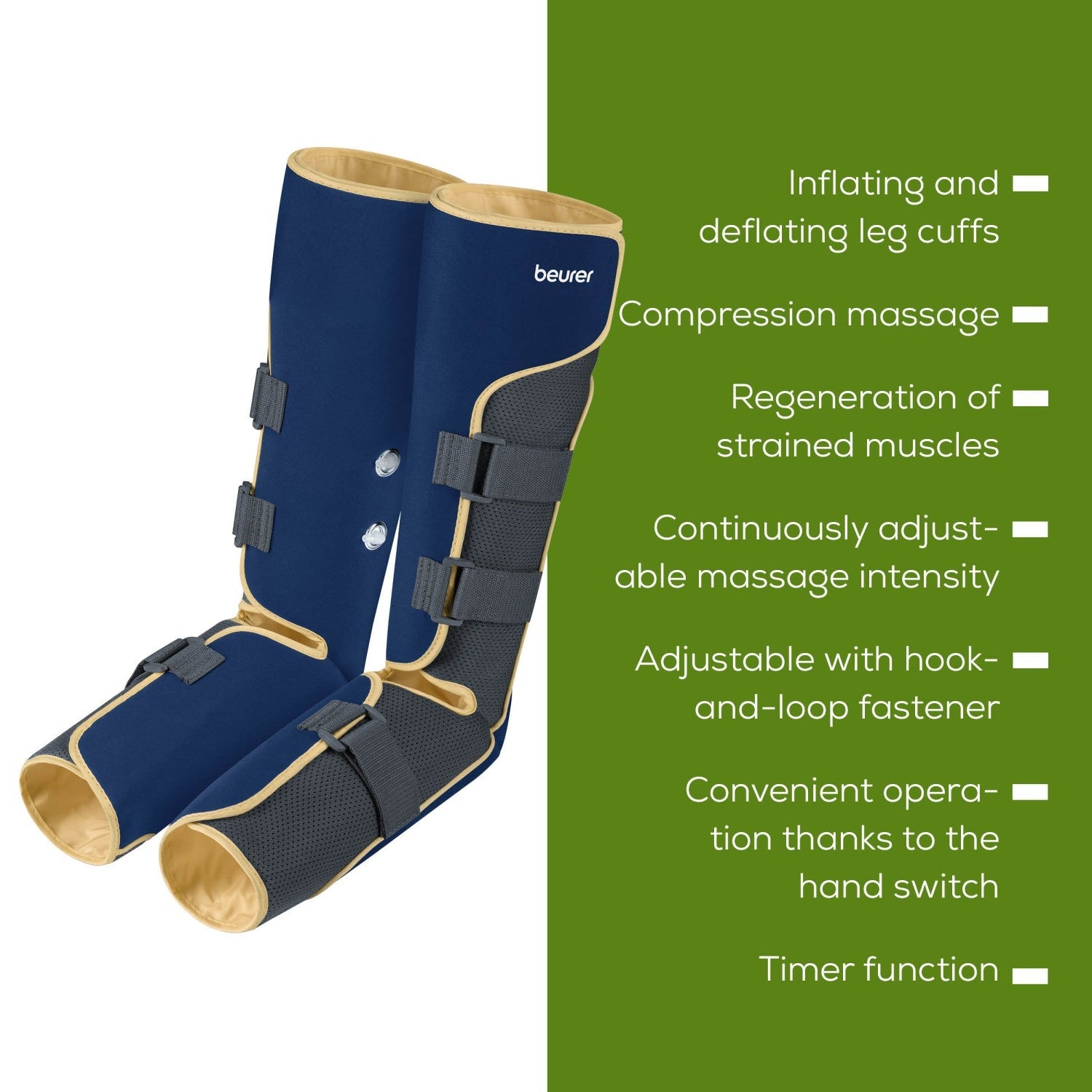 Beurer Germany Vein Trainer - Revitalising Leg Compression Massager FM 150