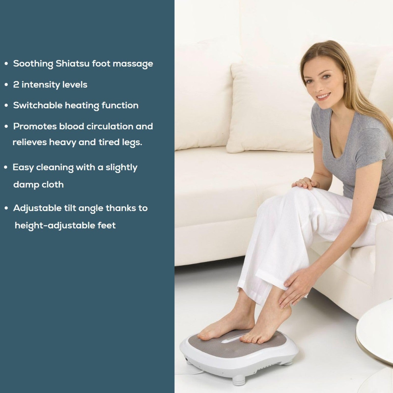 Beurer Germany Shiatsu Foot Massager | Optional Heat Therapy | Relax | Aid Circulation | FM 60