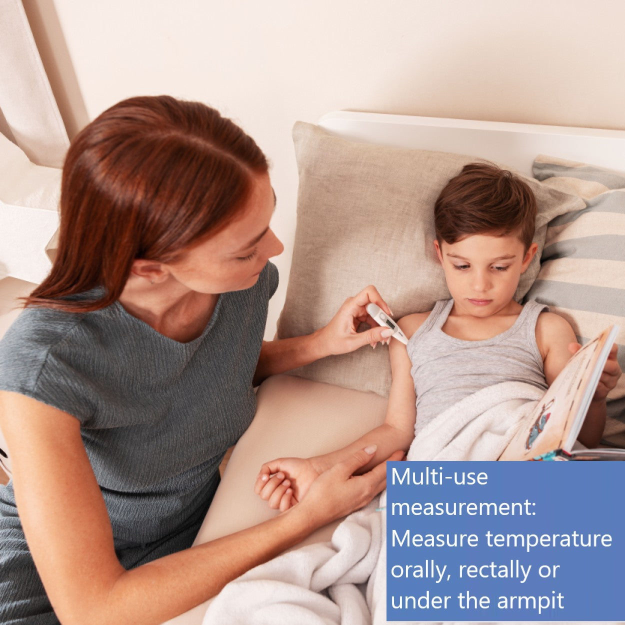 Beurer Thermometer FT 09/1 Accurate Digital Oral, Rectal or Armpit Readings | White