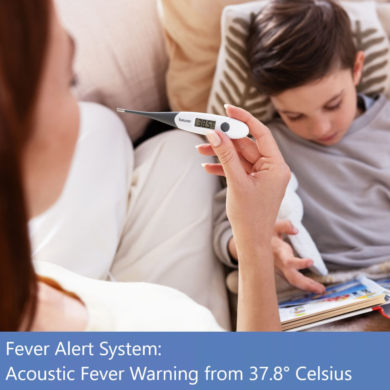 Beurer FT 16 Instant Clinical Thermometer | Oral, Rectal & Armpit Use | Fast & Accurate